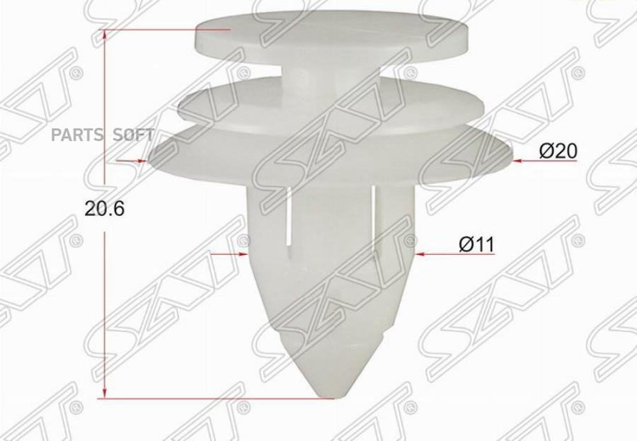 

SAT ST-KE-228 Клипса обшивки двери CHRYSLER 1 шт. 1шт