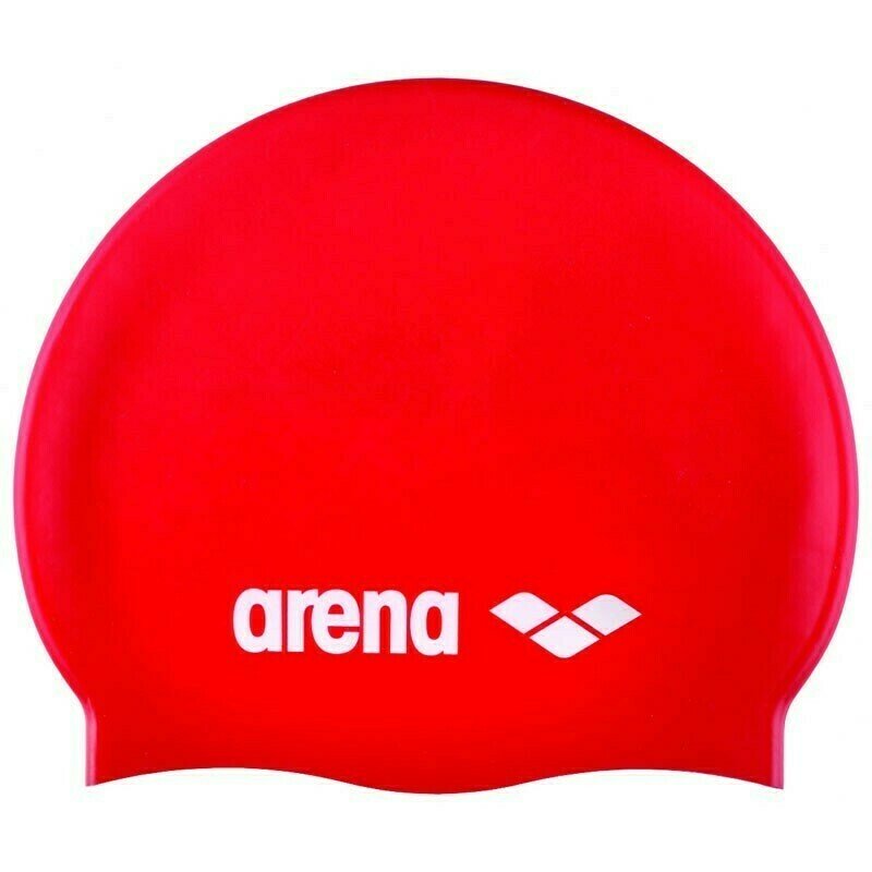 фото Шапочка для плавания детская arena classic silicone jr , арт.9167044, красный, силикон
