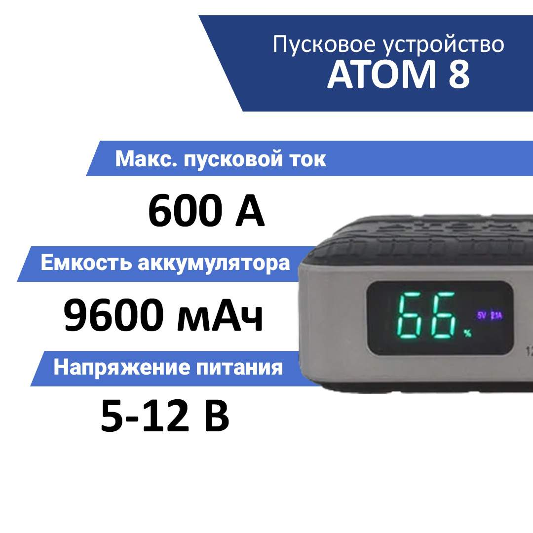 Пусковой многофункциональный аккумулятор Aurora ATOM 10 990000₽