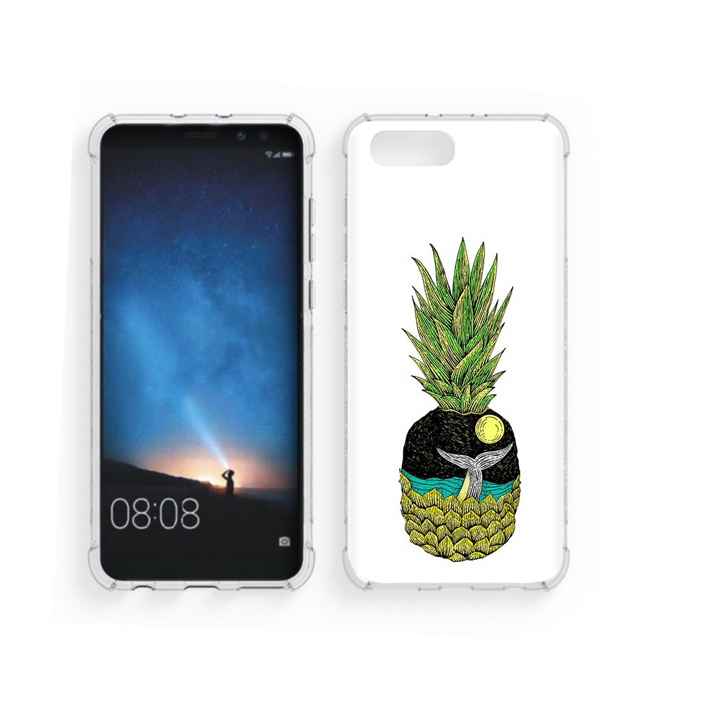 

Чехол MyPads Tocco для Honor V10 ананас с китом (PT98539.62.220), Прозрачный, Tocco