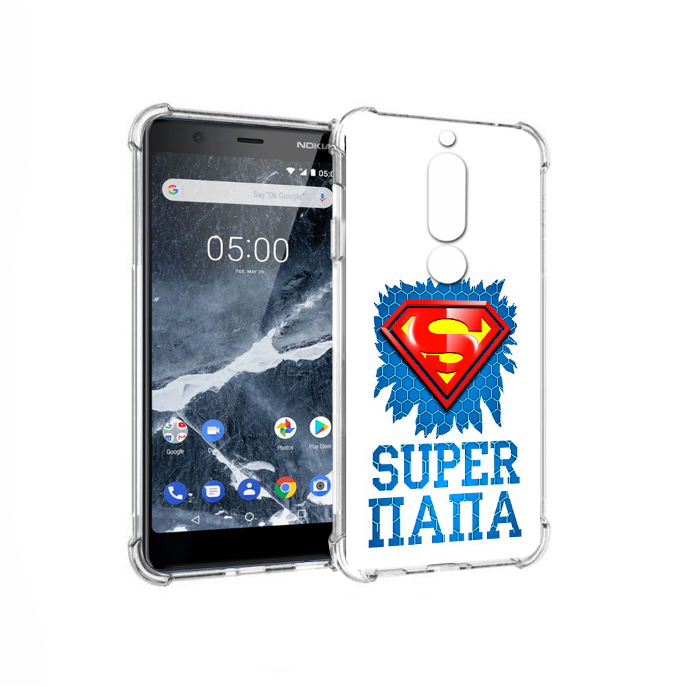 

Чехол MyPads Tocco для Nokia 5.1 Супер Папа (PT114144.121.165), Прозрачный, Tocco