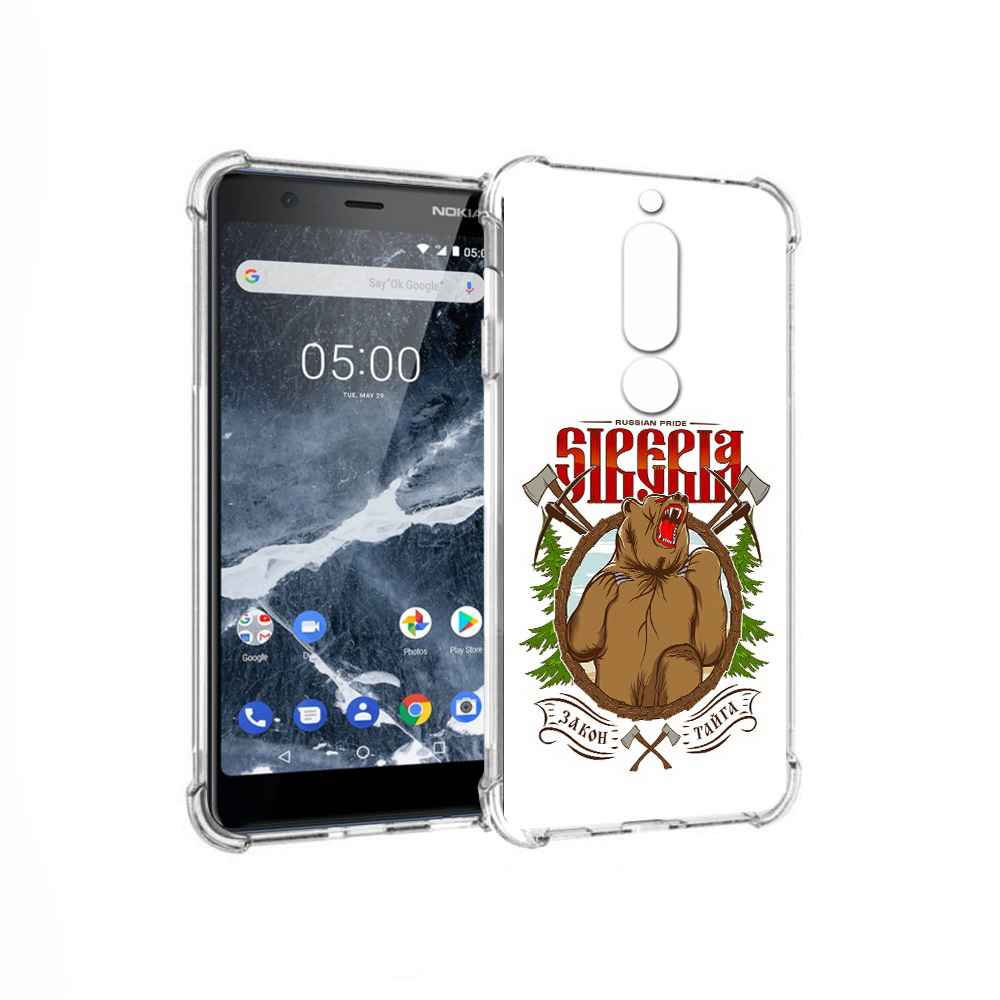 

Чехол MyPads Tocco для Nokia 5.1 Тайга (PT114144.121.168), Прозрачный, Tocco