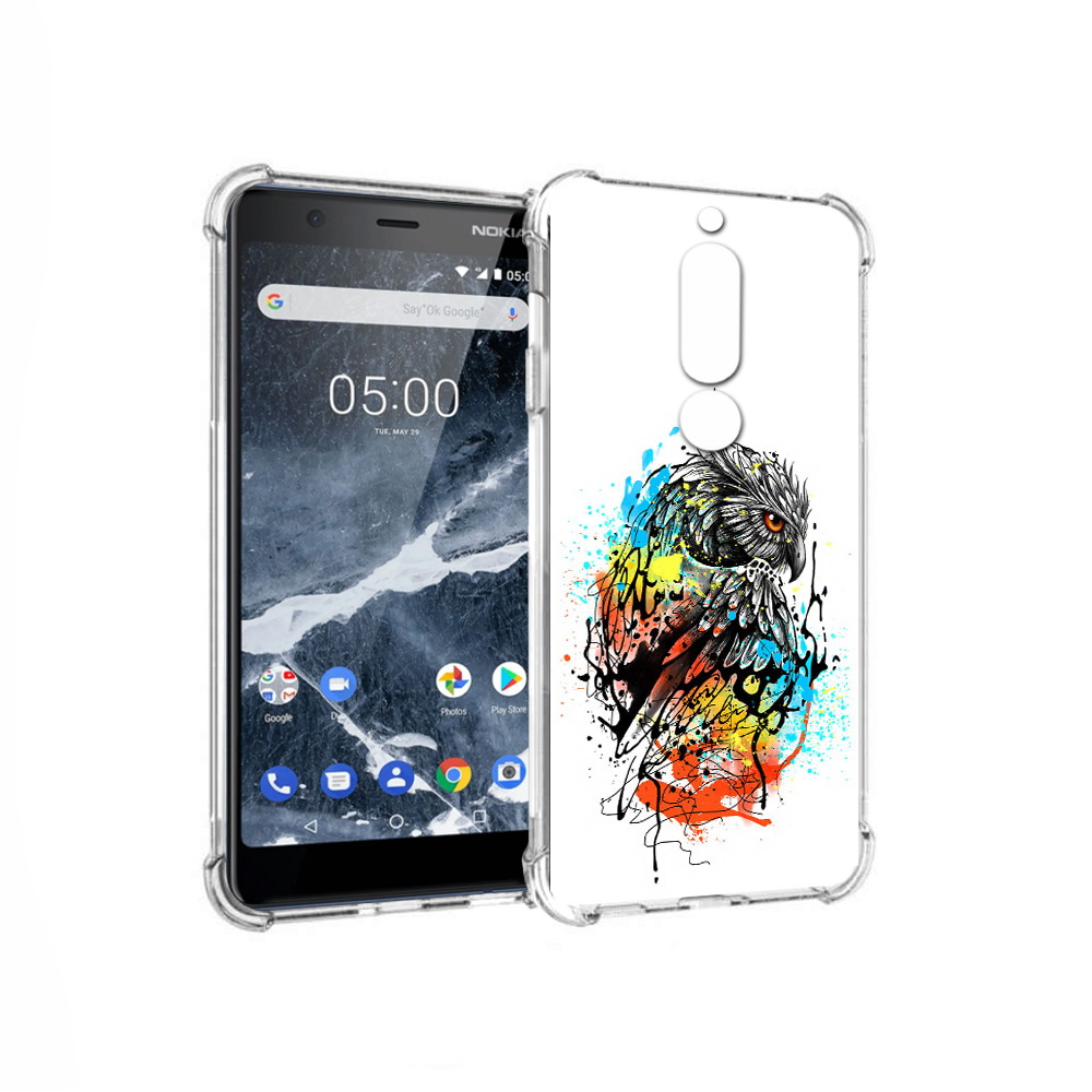 

Чехол MyPads Tocco для Nokia 5.1 Творческая сова (PT114144.121.170), Прозрачный, Tocco