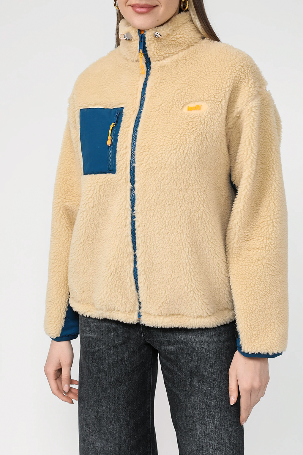 

Толстовка женская Levi's A62410000 черная L, Черный, A62410000