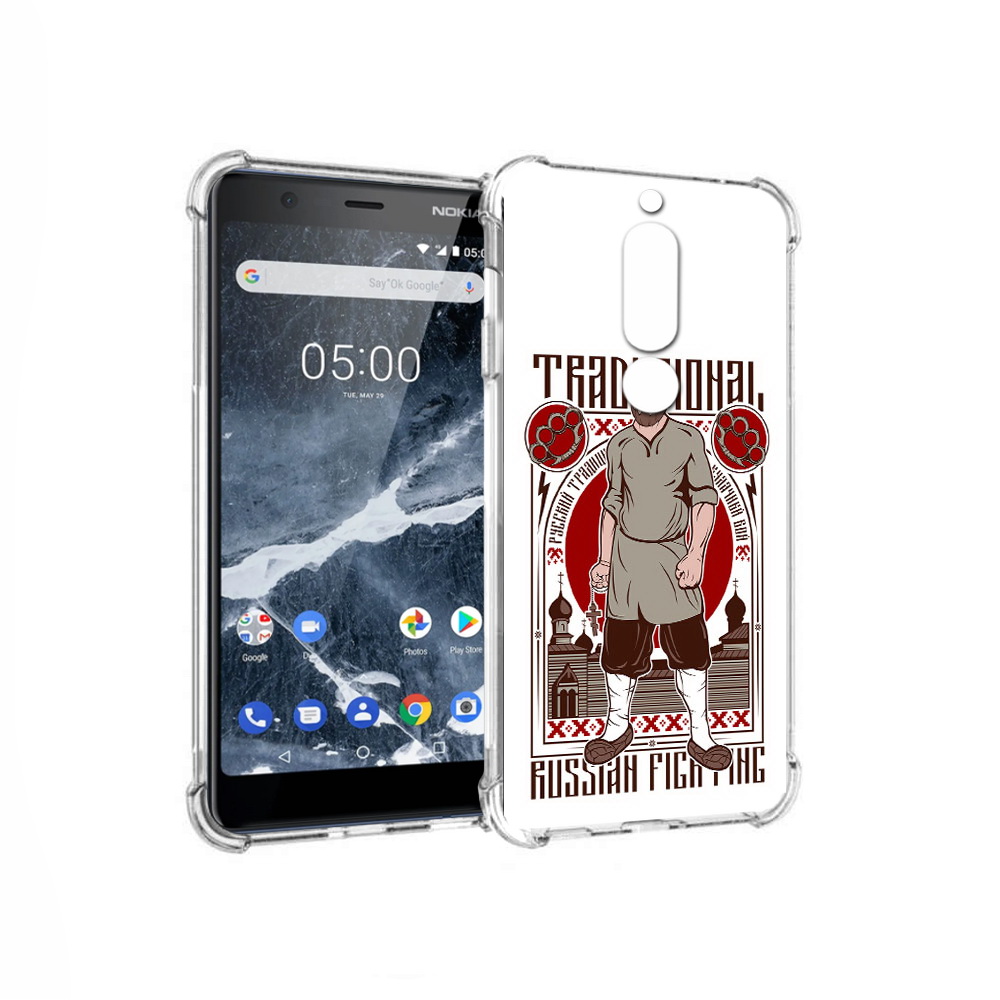 

Чехол MyPads Tocco для Nokia 5.1 Традициональный мужчина (PT114144.121.173), Прозрачный, Tocco