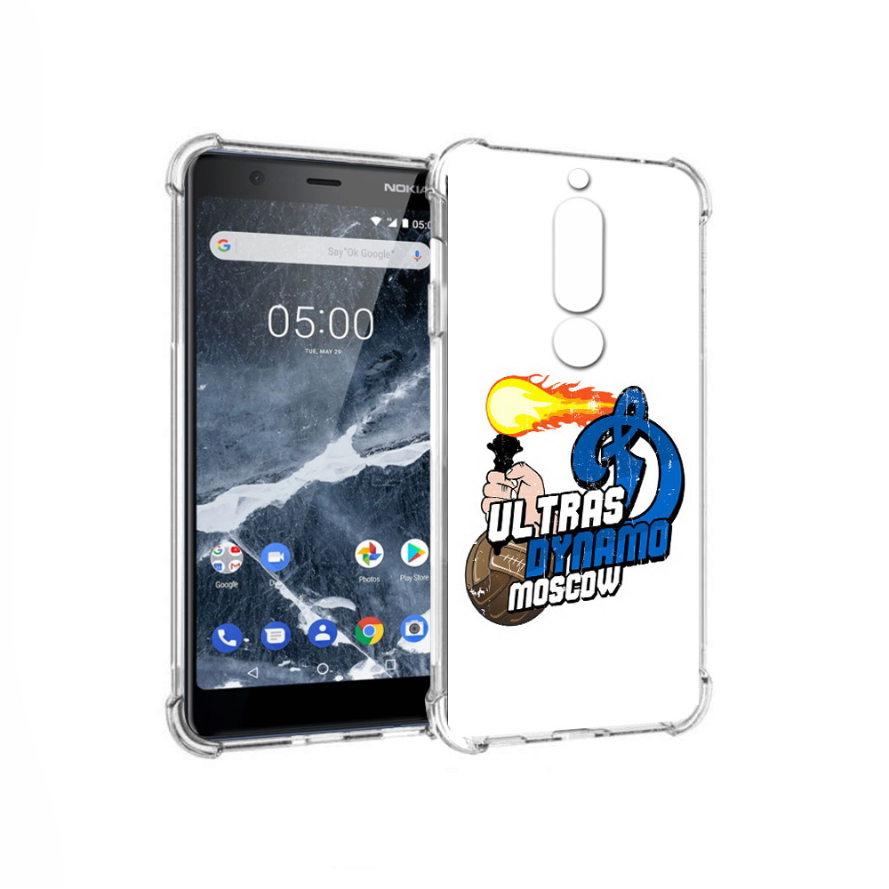 

Чехол MyPads Tocco для Nokia 5.1 ФК Динамо (PT114144.121.177), Прозрачный, Tocco