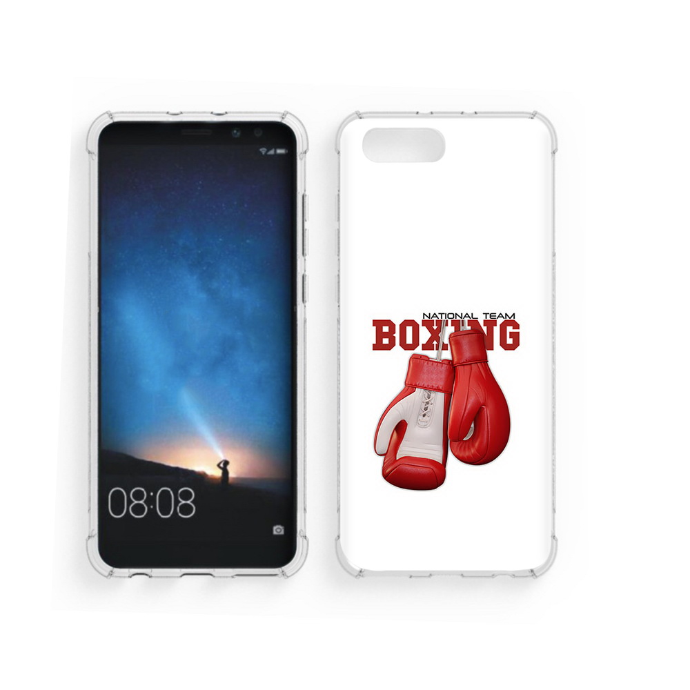 

Чехол MyPads Tocco для Honor V10 боксерские перчатки (PT98539.62.244), Прозрачный, Tocco