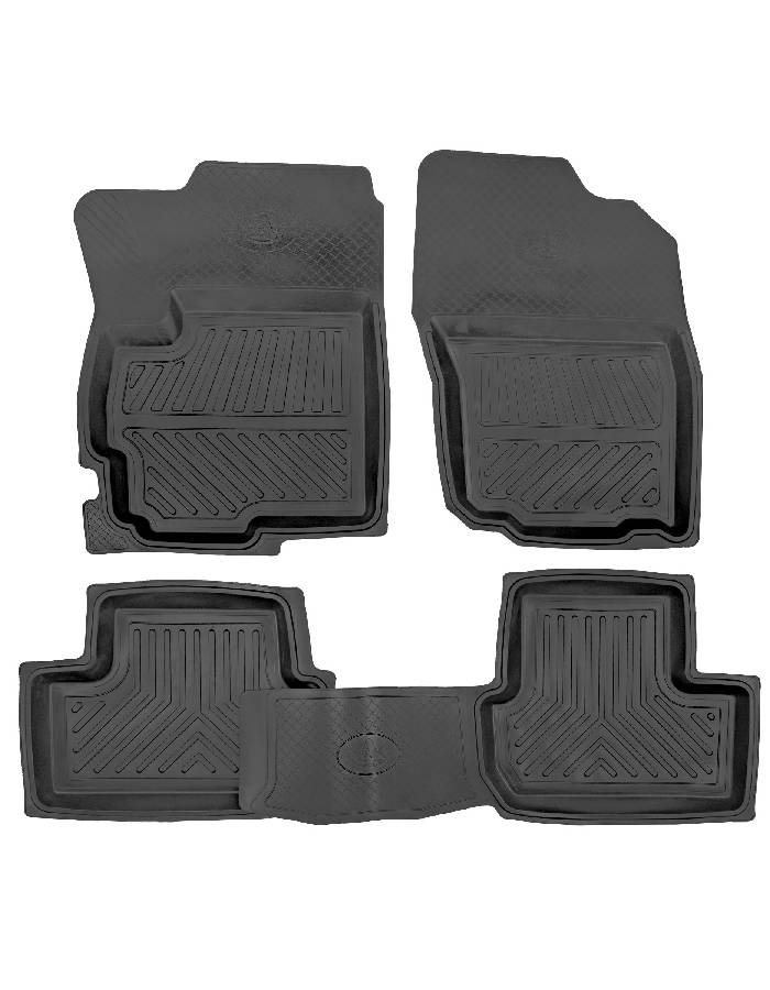 

Коврики в салон Mitsubishi ASX (10-), Mitsubishi Lancer X (07-), с перемычкой, 4 шт.