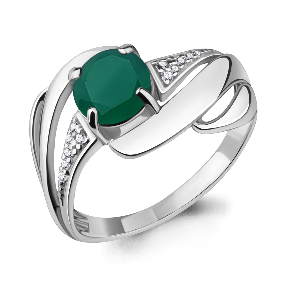 

Кольцо из серебра с агатом р. , Aquamarine 6587209А_925_р, 6587209А_925_р