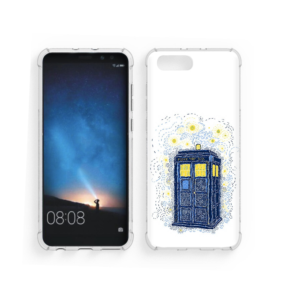 

Чехол MyPads Tocco для Honor V10 будка рисунок (PT98539.62.249), Прозрачный, Tocco