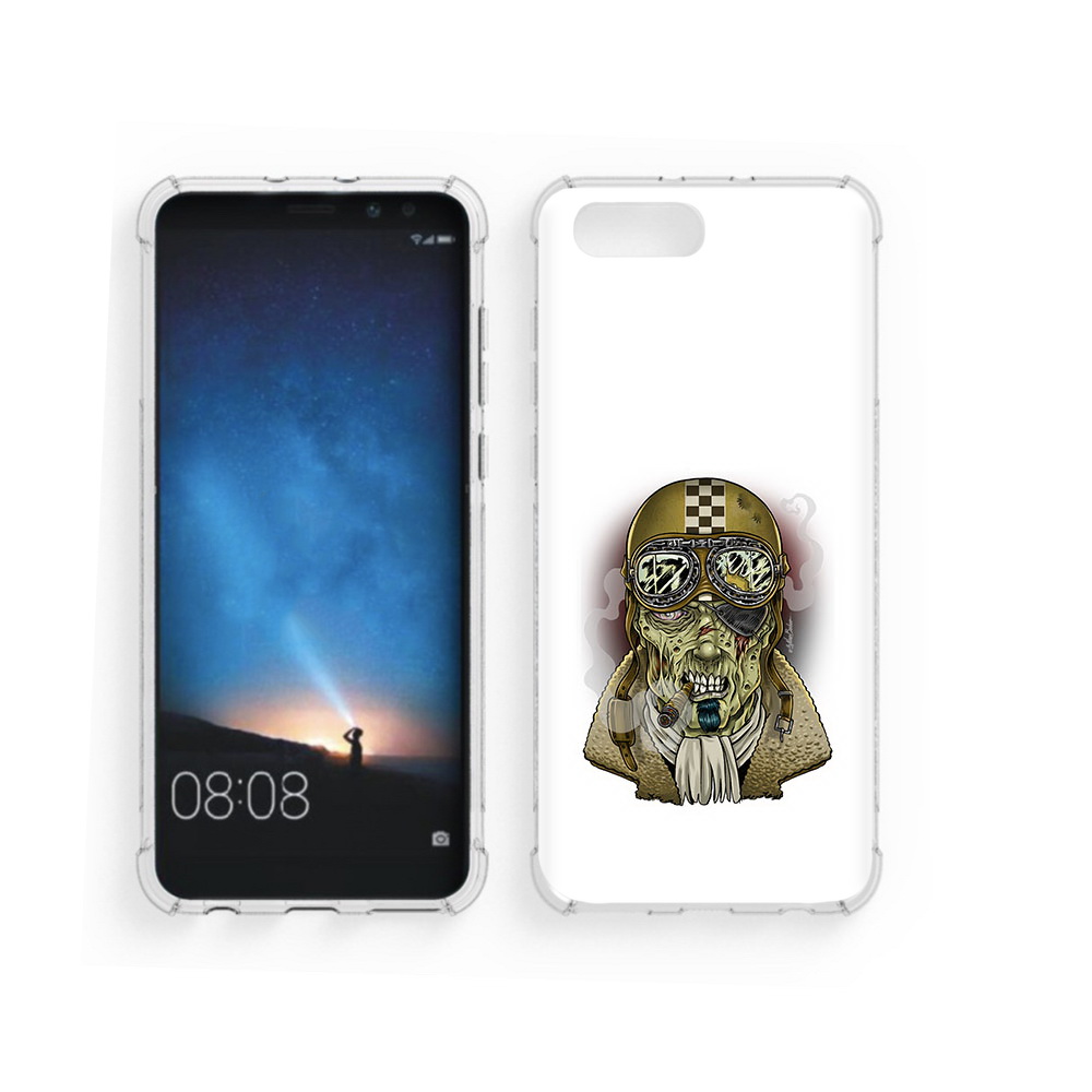 

Чехол MyPads Tocco для Honor V10 военный зомби (PT98539.62.264), Прозрачный, Tocco