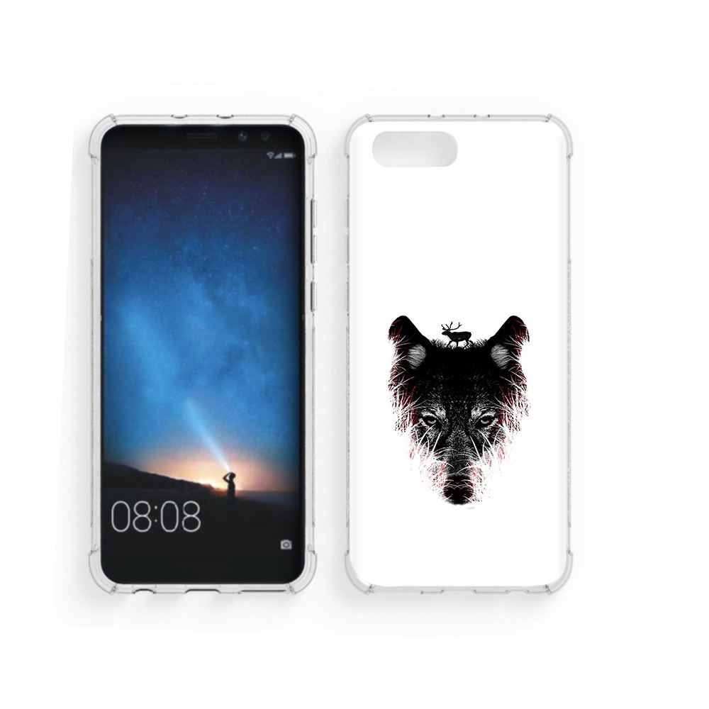 

Чехол MyPads Tocco для Honor V10 волк в траве (PT98539.62.267), Прозрачный, Tocco