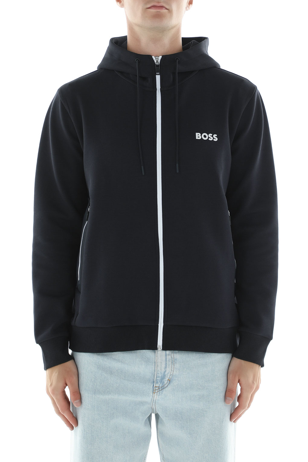 Толстовка мужская BOSS 50510319 синяя 2XL