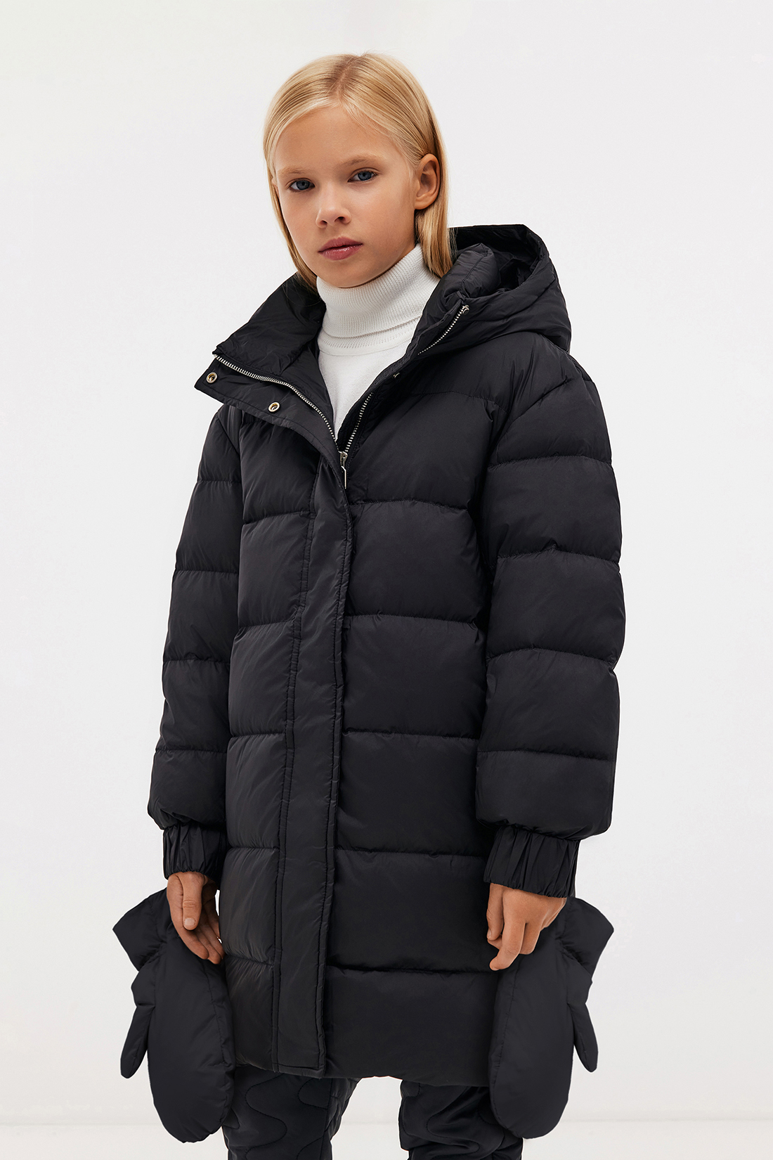 

Пуховик детский Baon BK0223530, BLACK, 128, Черный, BK0223530