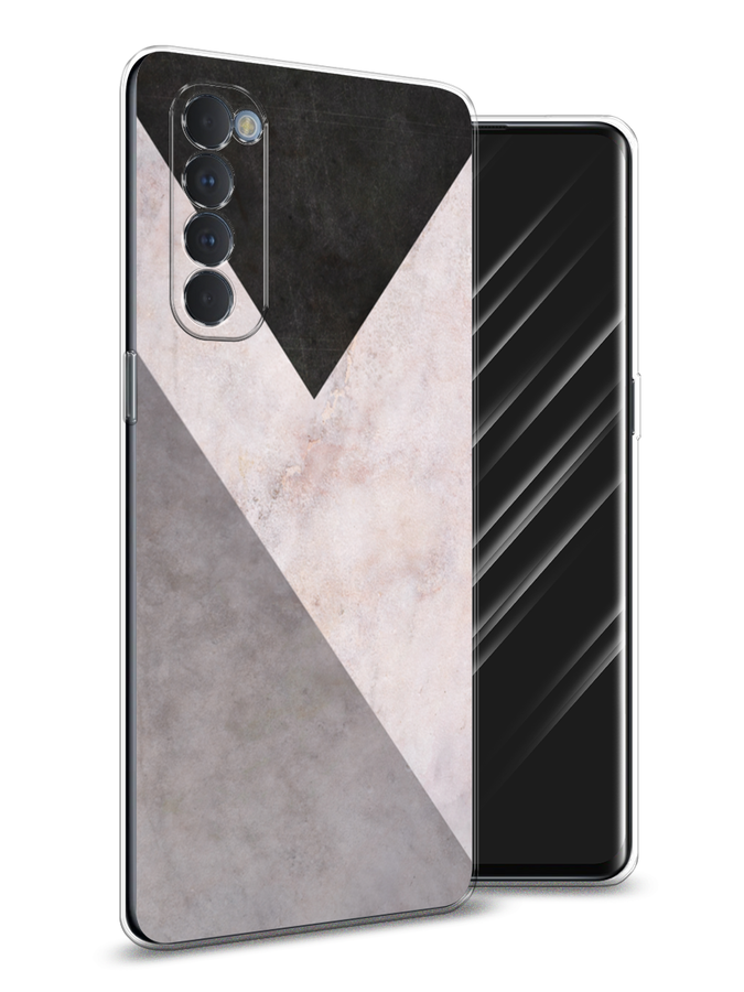 

Чехол Awog на Oppo Reno 4 Pro "Геометричный мрамор", Разноцветный, 258950-3