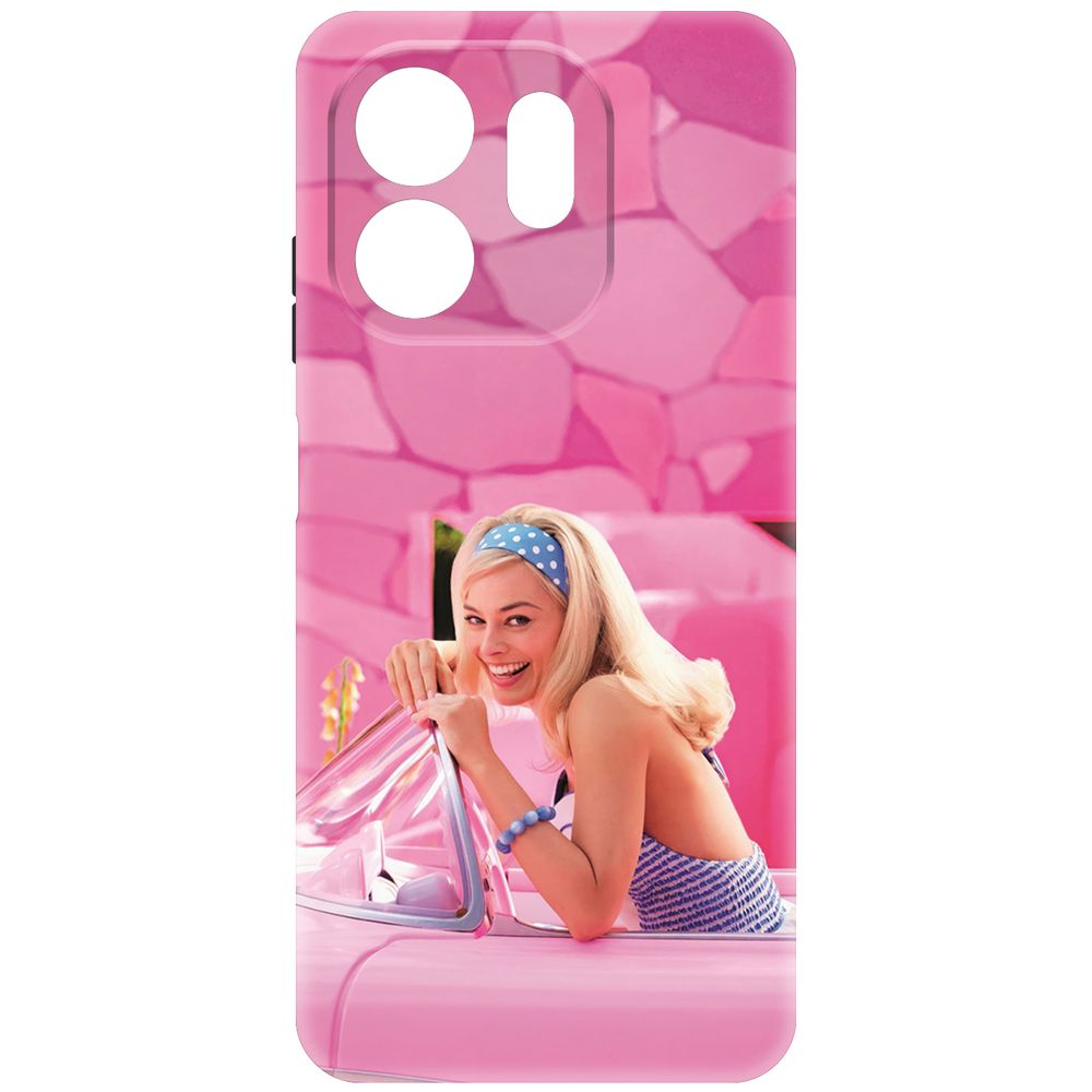 

Чехол-накладка Krutoff Soft Case Барби в розовом для INFINIX Smart 9 черный