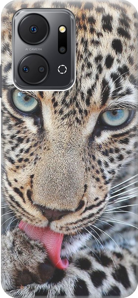 Силиконовый чехол на Honor X7a с принтом 