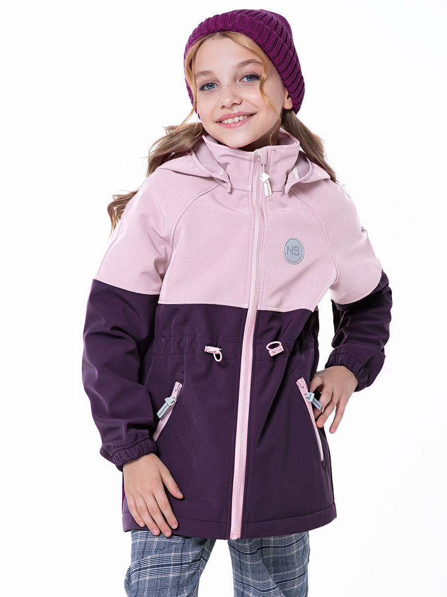 

Ветровка детская NIKASTYLE 4л8624, пудра, вишня, 128, Розовый, 4л8624