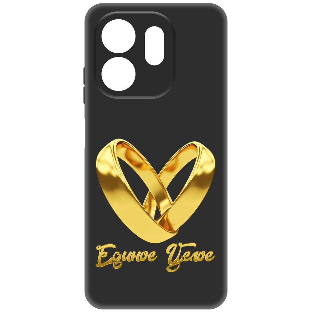 

Чехол-накладка Krutoff Soft Case Единое целое для INFINIX Smart 9 черный