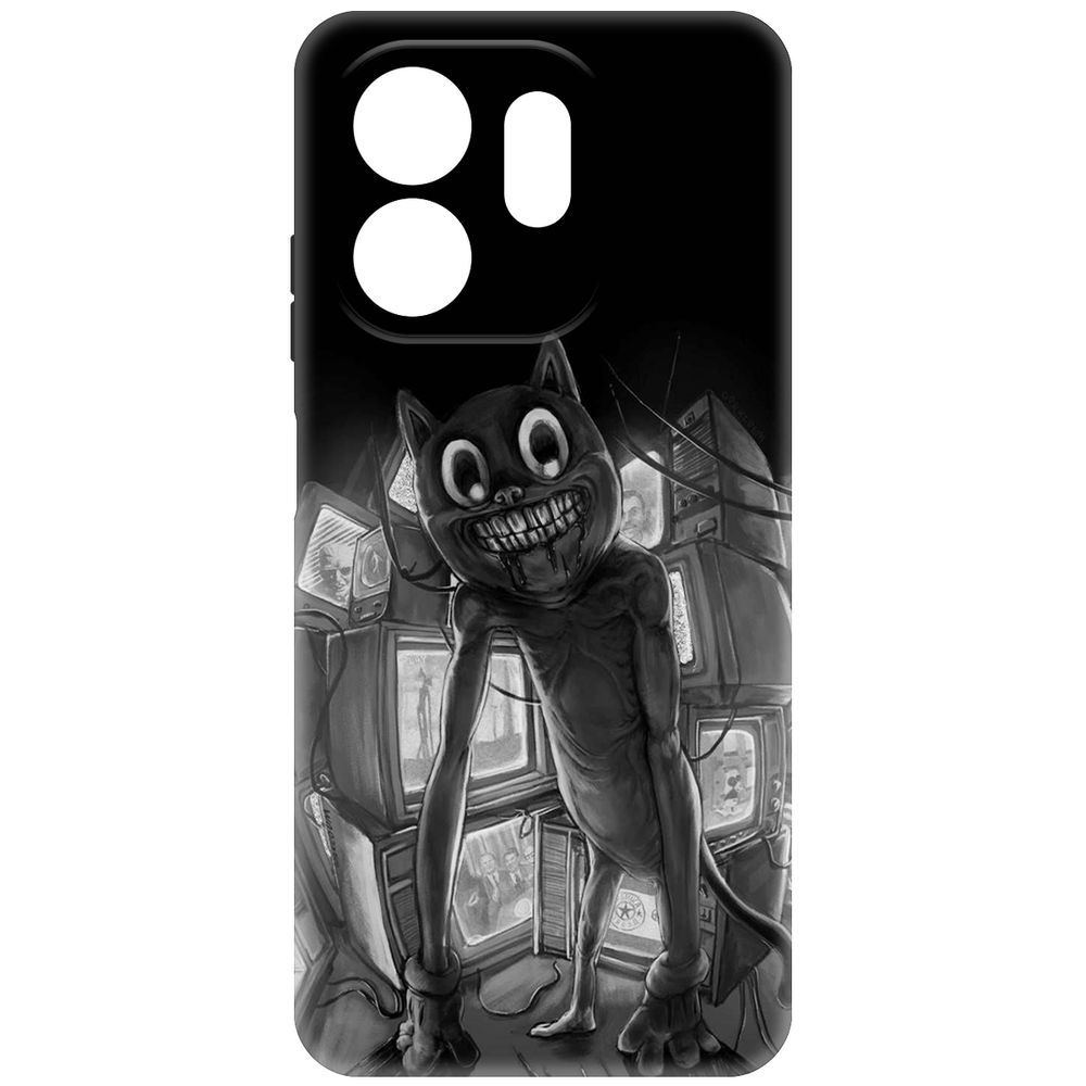 

Чехол-накладка Krutoff Soft Case Хаги Ваги - Картун Кэт для INFINIX Smart 9 черный