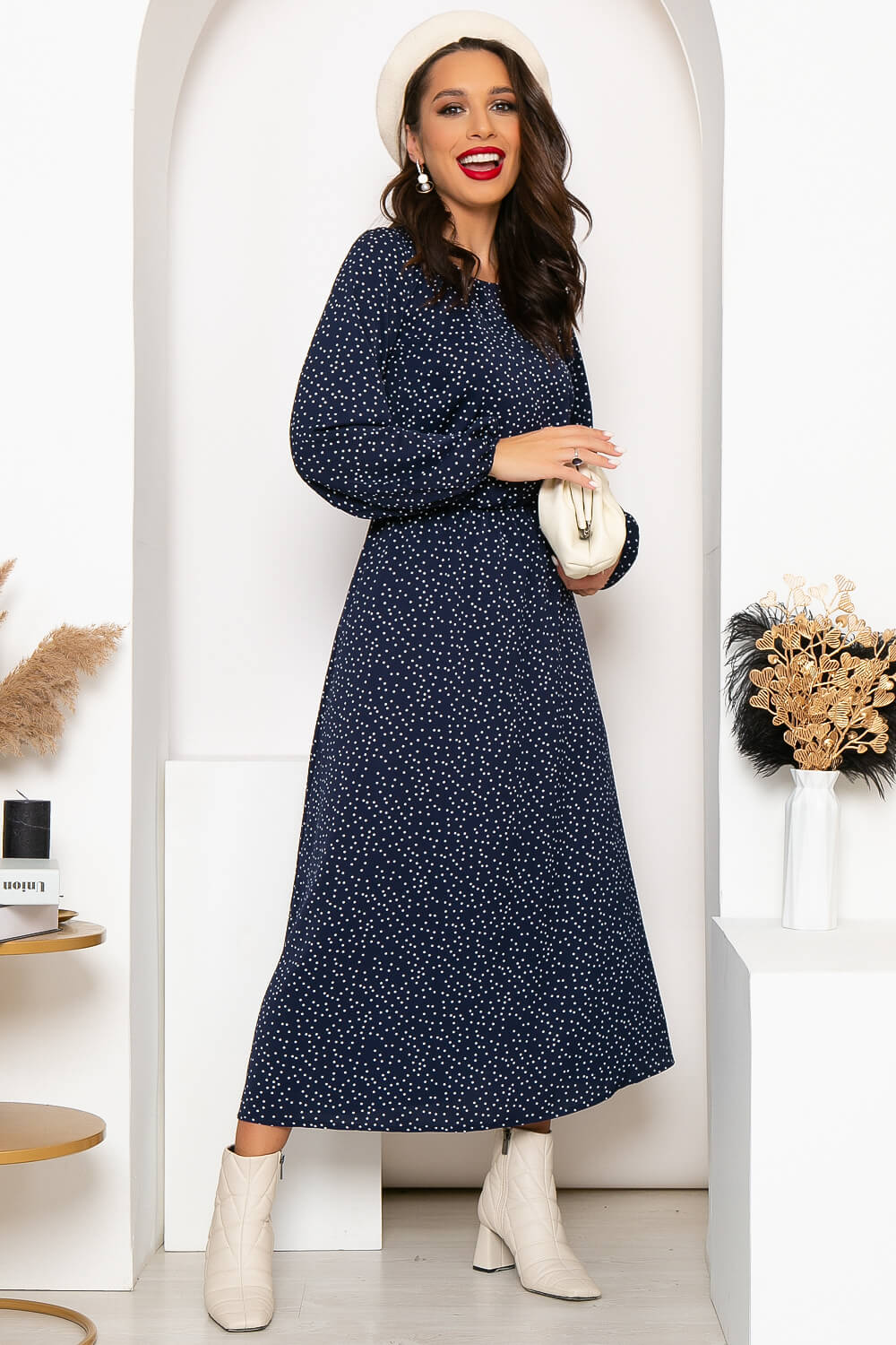 

Платье женское LT Collection Адажио синее 44 RU, Синий, Адажио