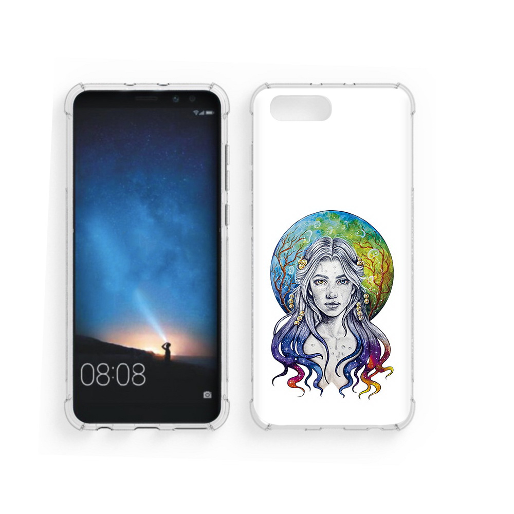 

Чехол MyPads Tocco для Honor V10 девушка с красивыми волосами (PT98539.62.313), Прозрачный, Tocco