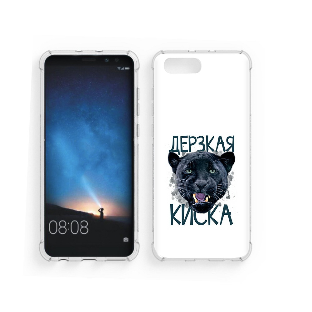 

Чехол MyPads Tocco для Honor V10 дерзкая киска (PT98539.62.319), Прозрачный, Tocco