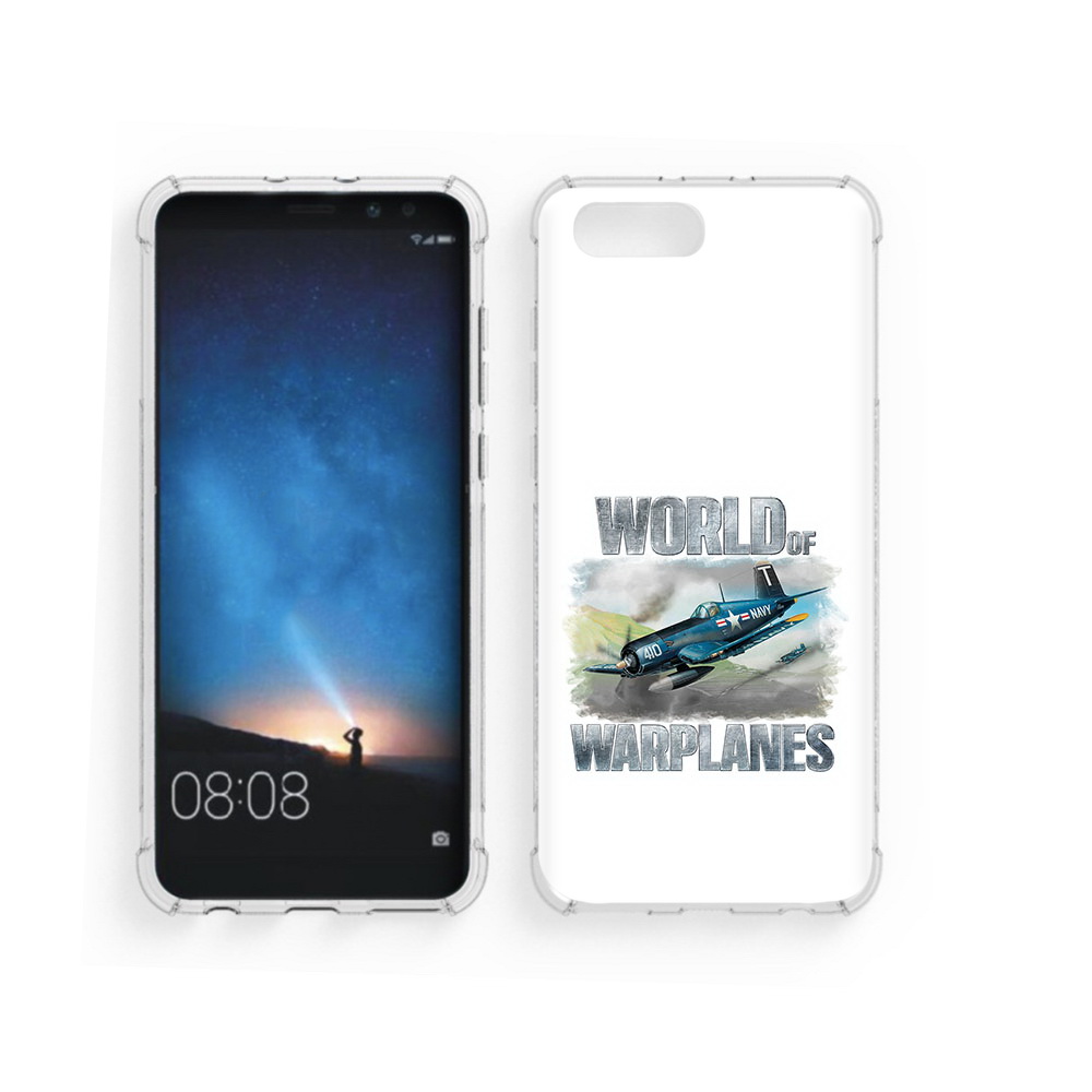 

Чехол MyPads Tocco для Honor V10 Боевой самолет (PT98539.62.32), Прозрачный, Tocco