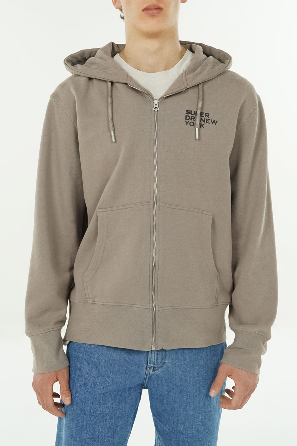 Толстовка мужская Superdry M2013535A бежевая 2XL