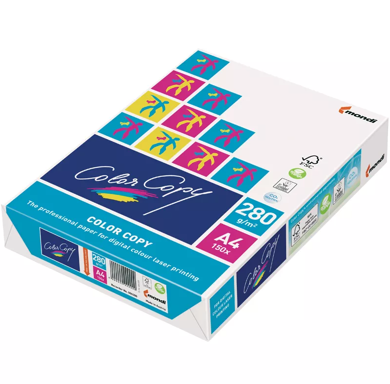 

Бумага для офисной техники Mondi MDCCA4300 Color Copy А4 280г/м2, Белый