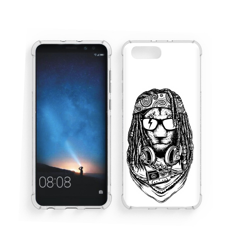 

Чехол MyPads Tocco для Honor V10 дреды льва (PT98539.62.338), Прозрачный, Tocco