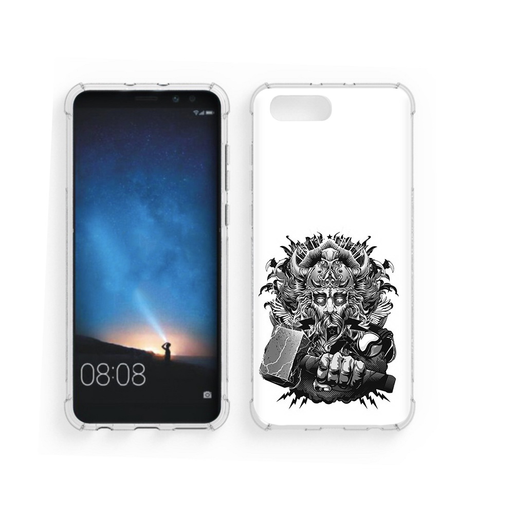 

Чехол MyPads Tocco для Honor V10 злой тор (PT98539.62.363), Прозрачный, Tocco