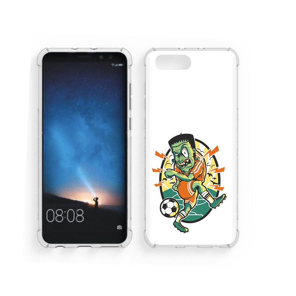 

Чехол MyPads Tocco для Honor V10 зомби футболист (PT98539.62.368), Прозрачный, Tocco