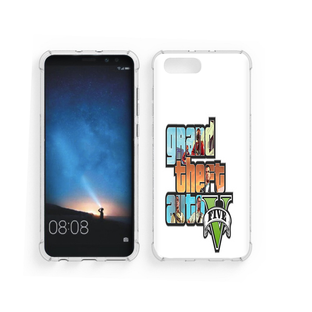 

Чехол MyPads Tocco для Honor V10 игра гта (PT98539.62.373), Прозрачный, Tocco