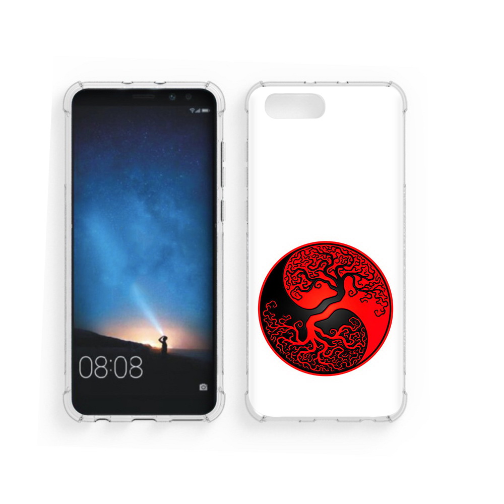 

Чехол MyPads Tocco для Honor V10 инь янь дерево (PT98539.62.379), Прозрачный, Tocco
