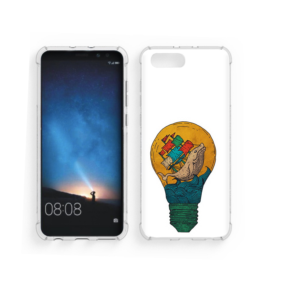 Чехол MyPads Tocco для Honor V10 кит в лампочке с парусами (PT98539.62.387)