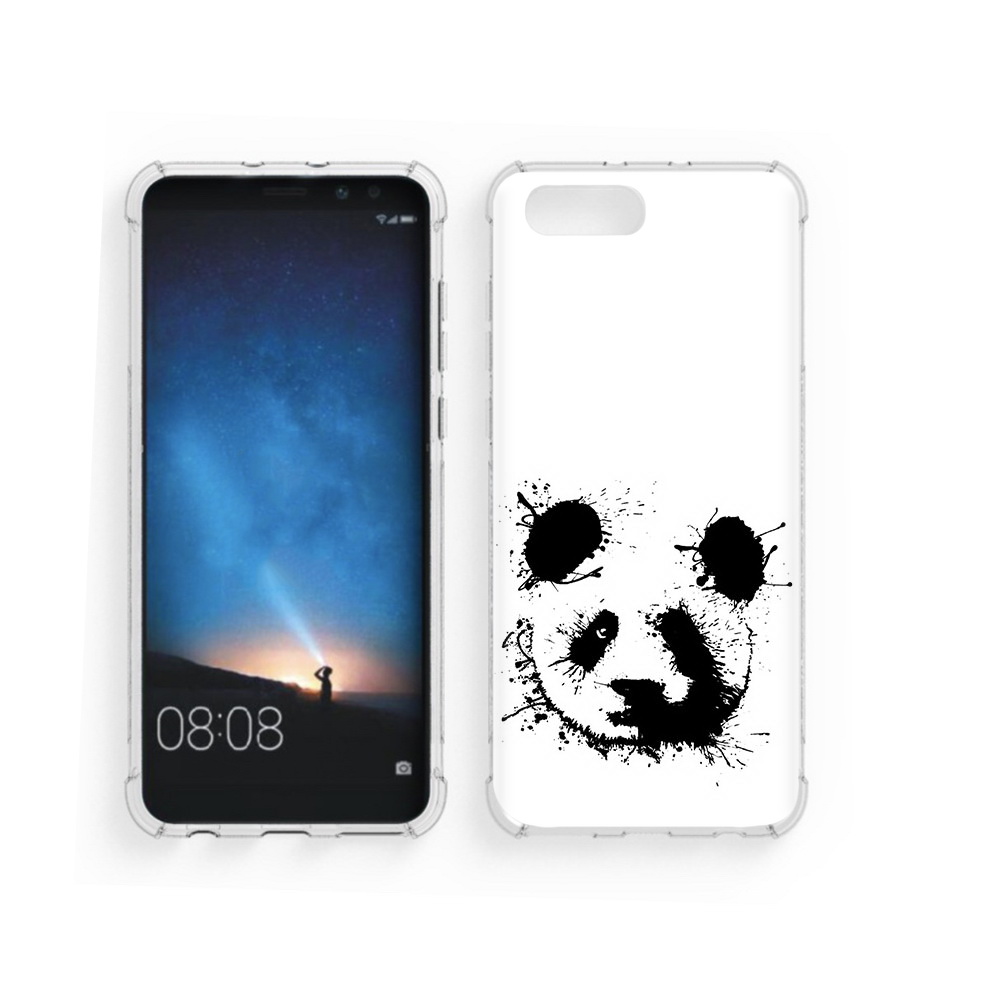 

Чехол MyPads Tocco для Honor V10 клякса-панда (PT98539.62.389), Прозрачный, Tocco