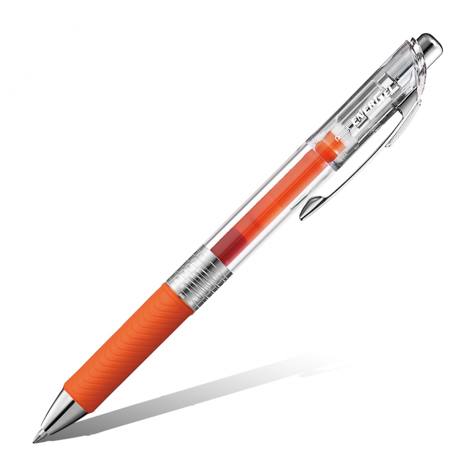 фото Ручка гелевая pentel energel infree bl77tle 0,7мм (оранжевый, 1 штука)