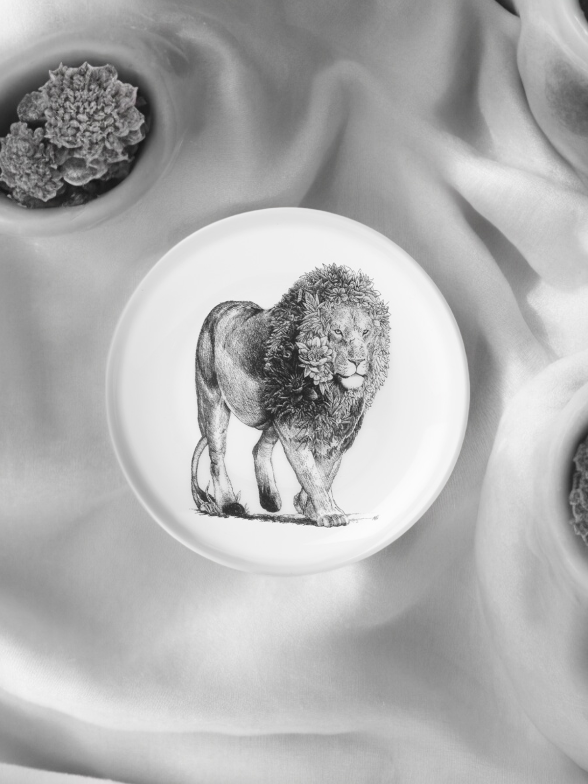 Тарелки десертные Maxwell Williams Африканский лев фарфоровые 20 см 2 шт 2312₽