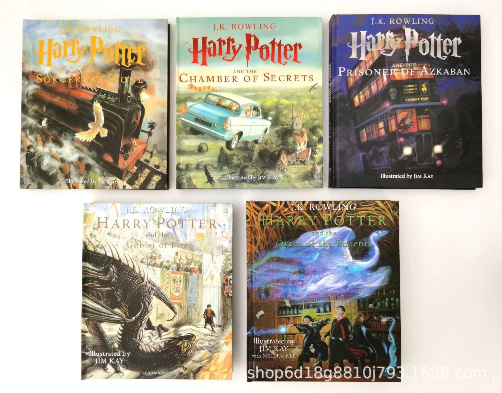 

Bloomsbury Гарри Поттера с иллюстрациями на английском языке 5 книг, 9780545790352