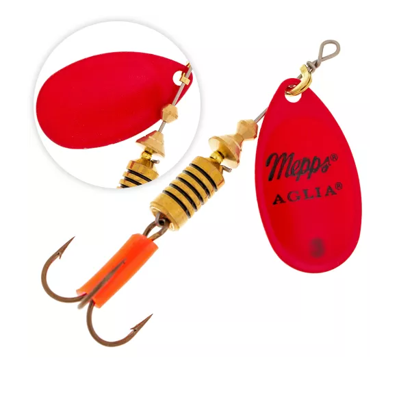 

Блесна Mepps Aglia Fluo rouge №3, Красный, Aglia fluo