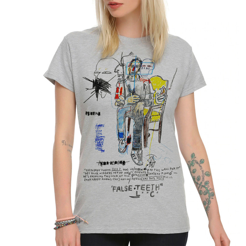 

Футболка женская Dream Shirts Жан Мишель Баския 60735211 серая XS, Серый, Жан Мишель Баския 60735211