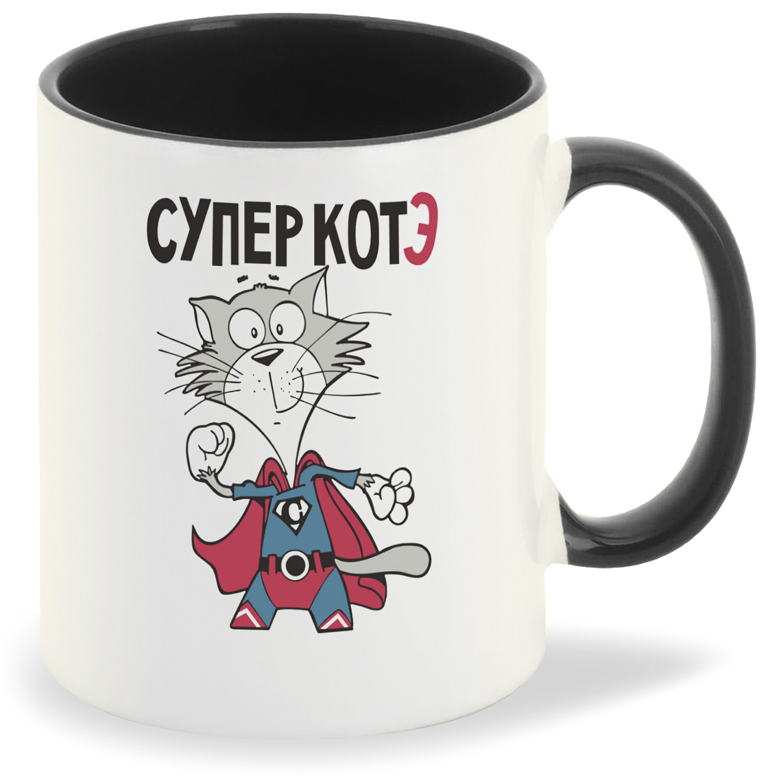 

Кружка CoolPodarok Супер котэ (Кот супермен), Супер котэ (Кот супермен)