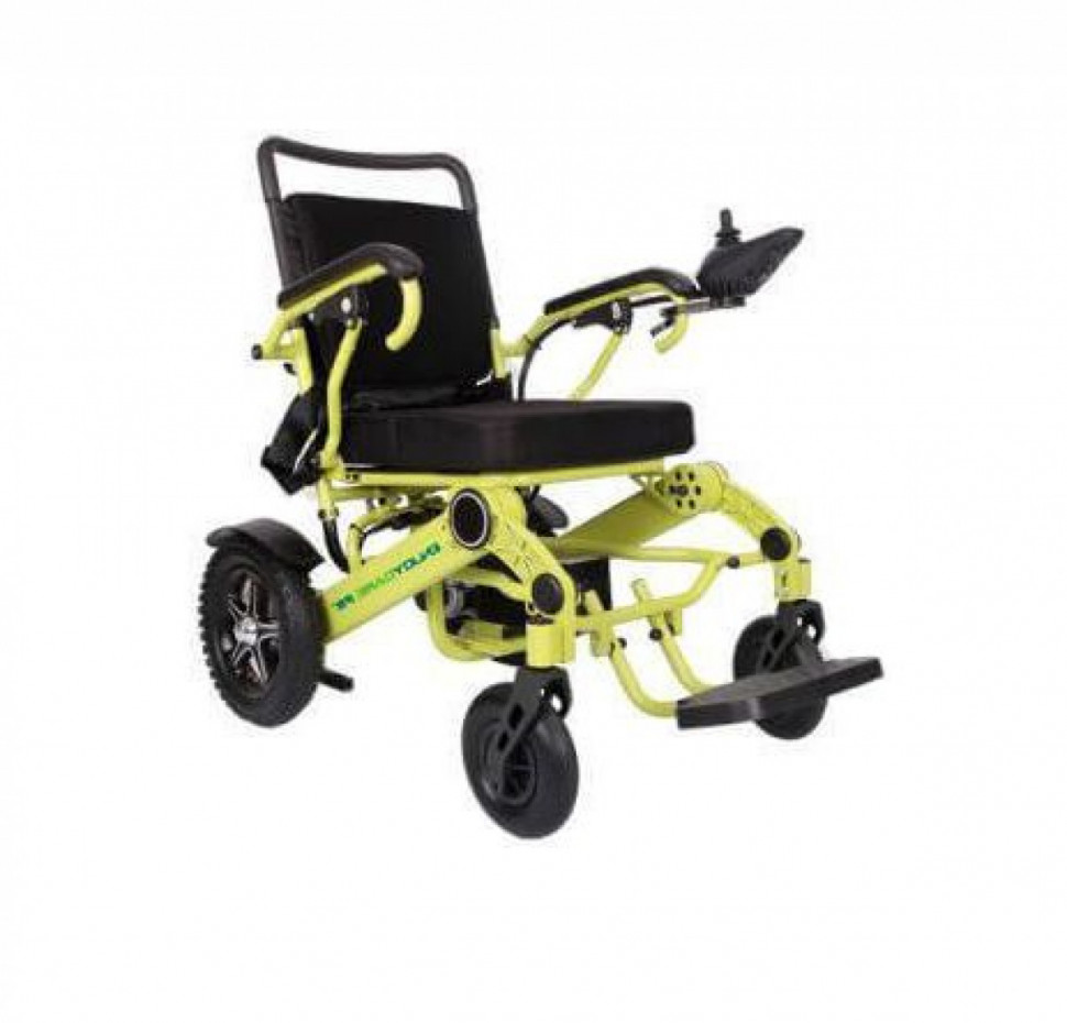 Кресло-коляска электр MET Compact 35 17290, зеленое, 2 АКБ