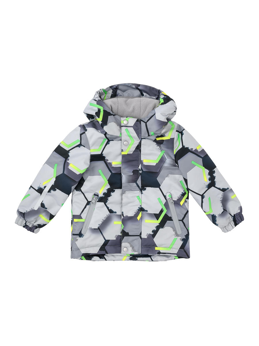 Куртка детская Oldos Майк, серый_зеленый, 116