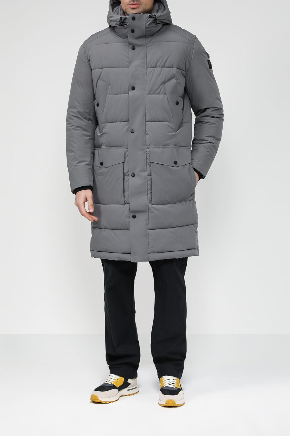 

Пальто мужское Strellson 10009905_30038843 серое 56, Серый, 10009905_30038843