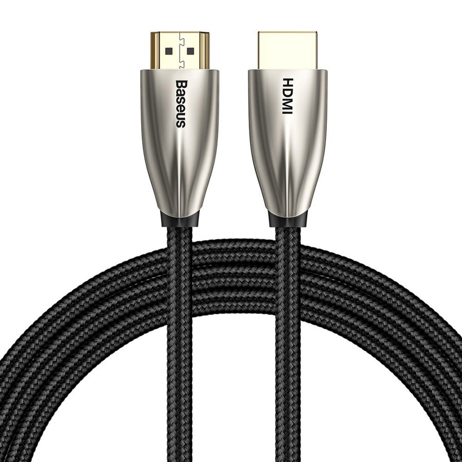 фото Кабель hdmi (m) - hdmi (m) 3м baseus horizontal cable - черный (cadsp-c01)