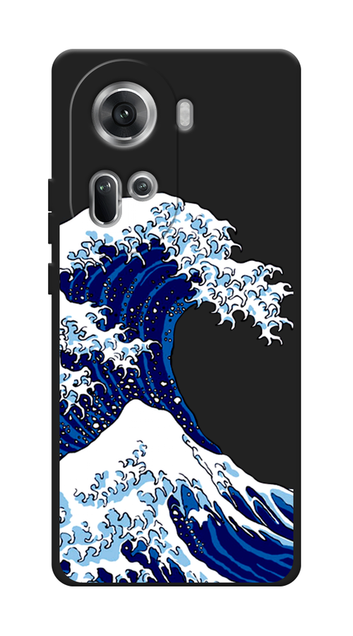

Чехол Awog на Oppo Reno 11 (Global) "Волна в Канагаве", Синий;белый, 2515852-1