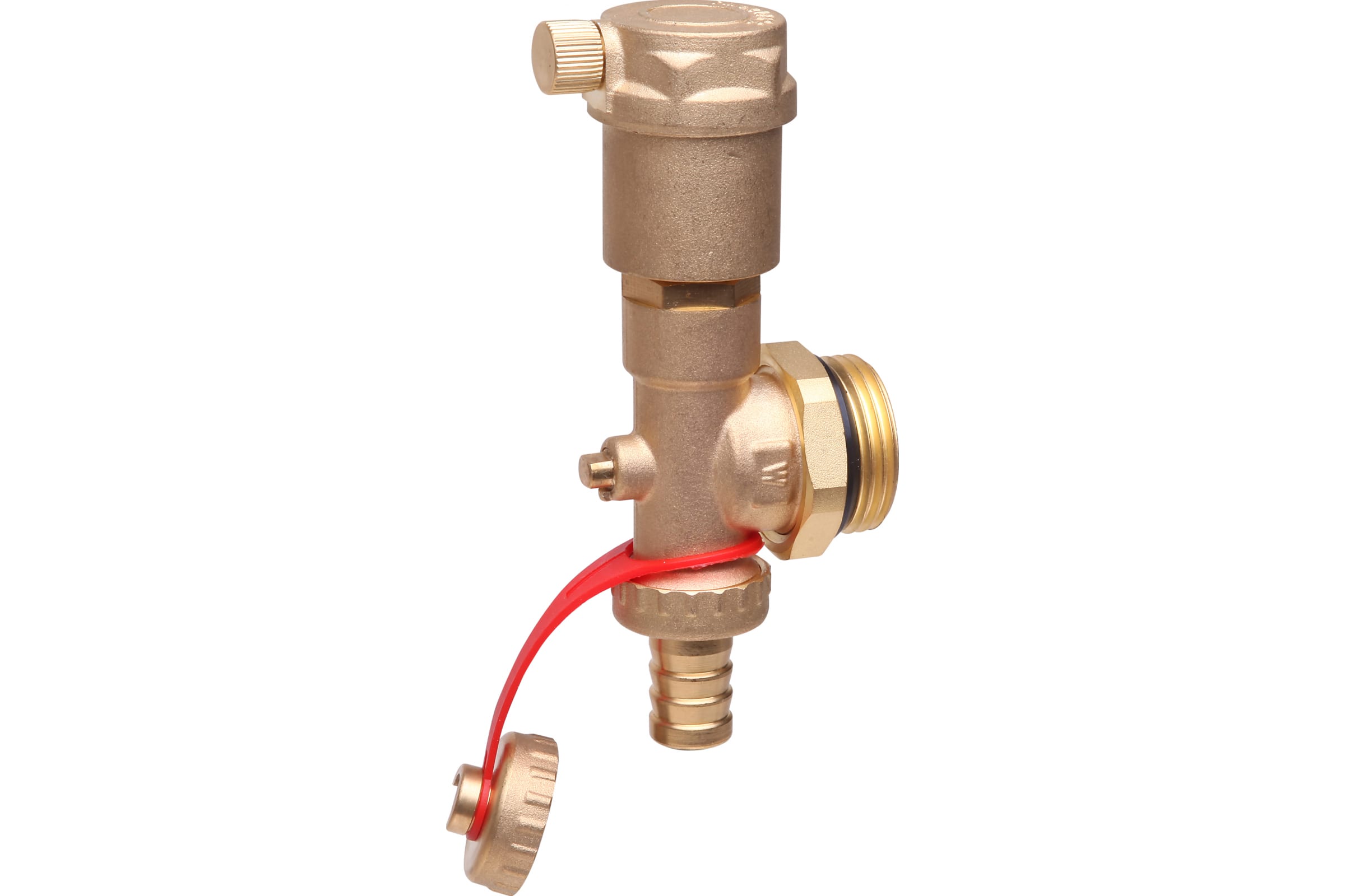

DANFOSS Торцевая секция FHF-EA с автоматическим воздухоотводчиком и сливным краном 088U078