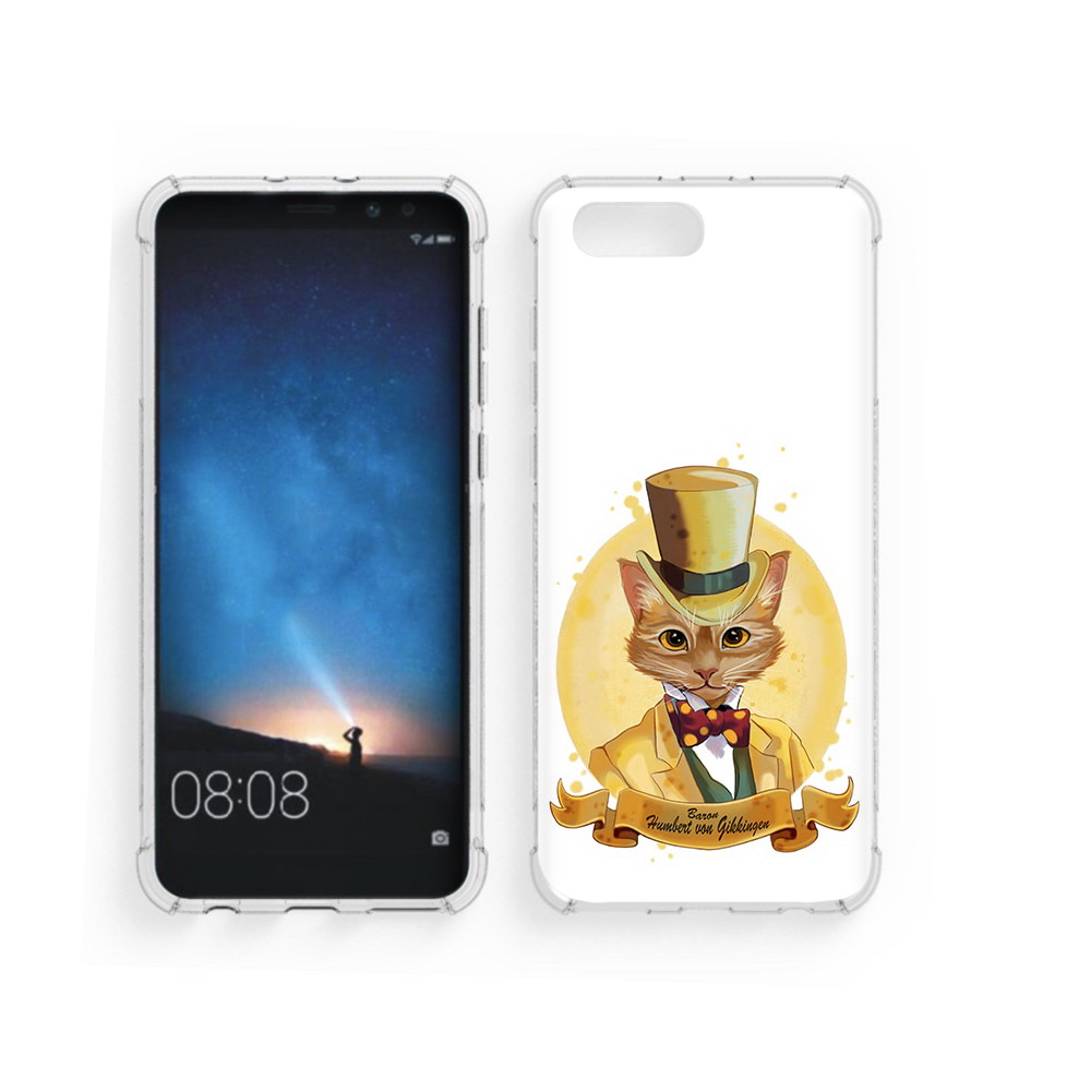 

Чехол MyPads Tocco для Honor V10 кот юрист (PT98539.62.401), Прозрачный, Tocco